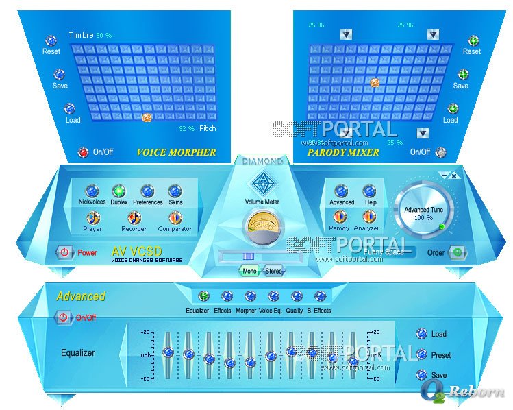 AV Voice Changer Diamond Edition - программа для изменения голоса в